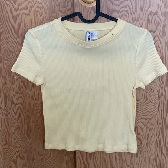 H&M Cropped Rib Top - Picture 2 of 2